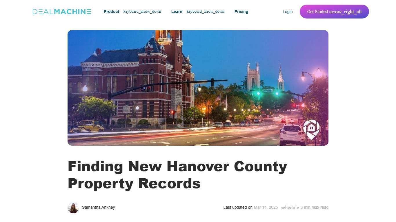 Finding New Hanover County Property Records