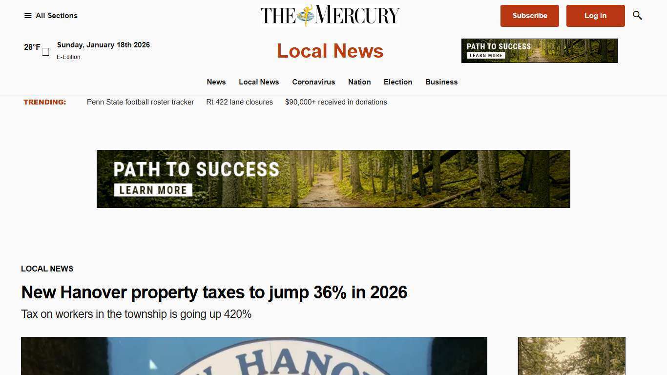 New Hanover taxes to jump 36% in 2026